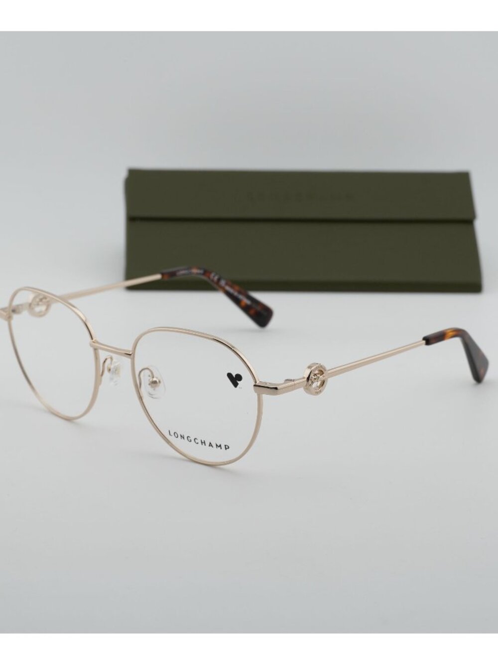 Longchamp LO2165 N 710 Square Eyeglasses 52mm - Gold